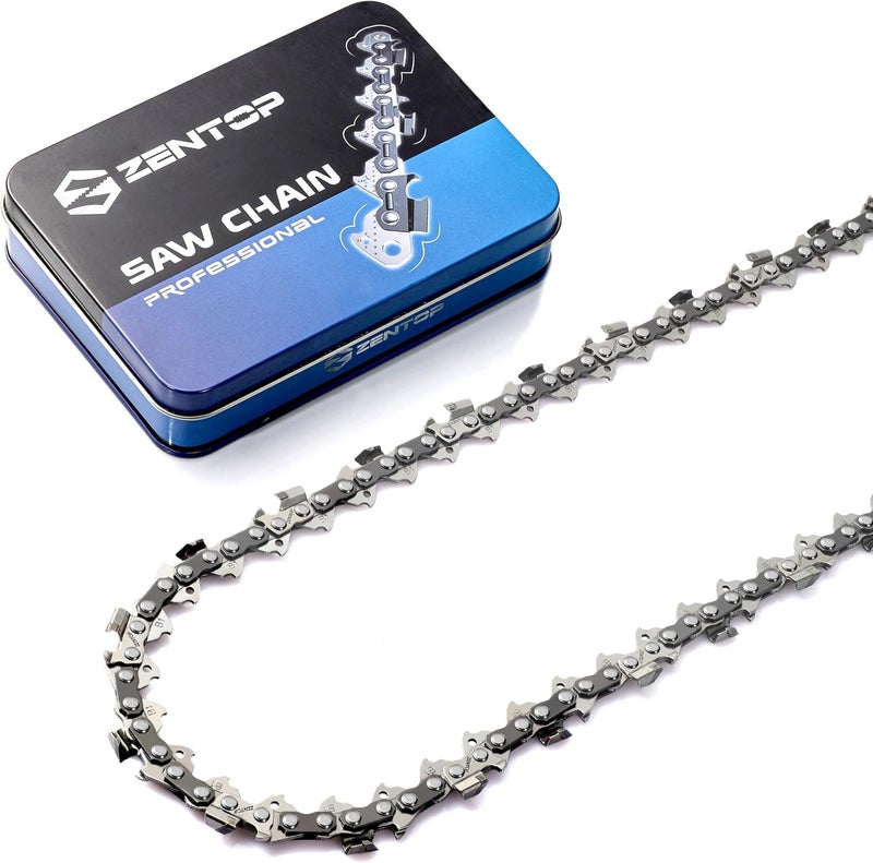 Zentop Carbide 20 Inch Chainsaw Chain, .325" Pitch, 050" Gauge, 80 Drive Links, Fits Husqvarna 450, 450 Rancher, 545, 550XP, JONSERED, and More - SP33G, 1 chain. - Image 1